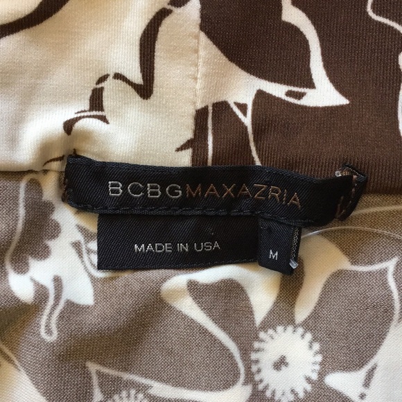 BCBGMaxAzaria | Shawl Collar Wrap Stretch Top M - Picture 3 of 3